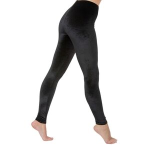 VELVETY Black Stretch Vintage Leggings Pants Medium Large